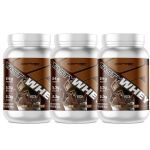 Kit 3X Tasty Whey 3W - 900g Chocolate Sui�o - Adaptogen