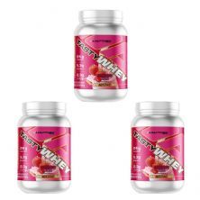 Kit 3X Tasty Whey 3W - 900g Strawberry Cream - Adaptogen