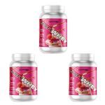 Kit 3X Tasty Whey 3W - 900g Strawberry Cream - Adaptogen