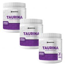 Kit 3X Taurina - 120g Sem Sabor - NewNutrition