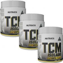 Kit 3X TCM Isolado - 250g Natural - Nutrata