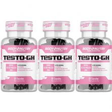 Kit 3X Testo GH Feminy - 60 C�psulas - Body Nutry