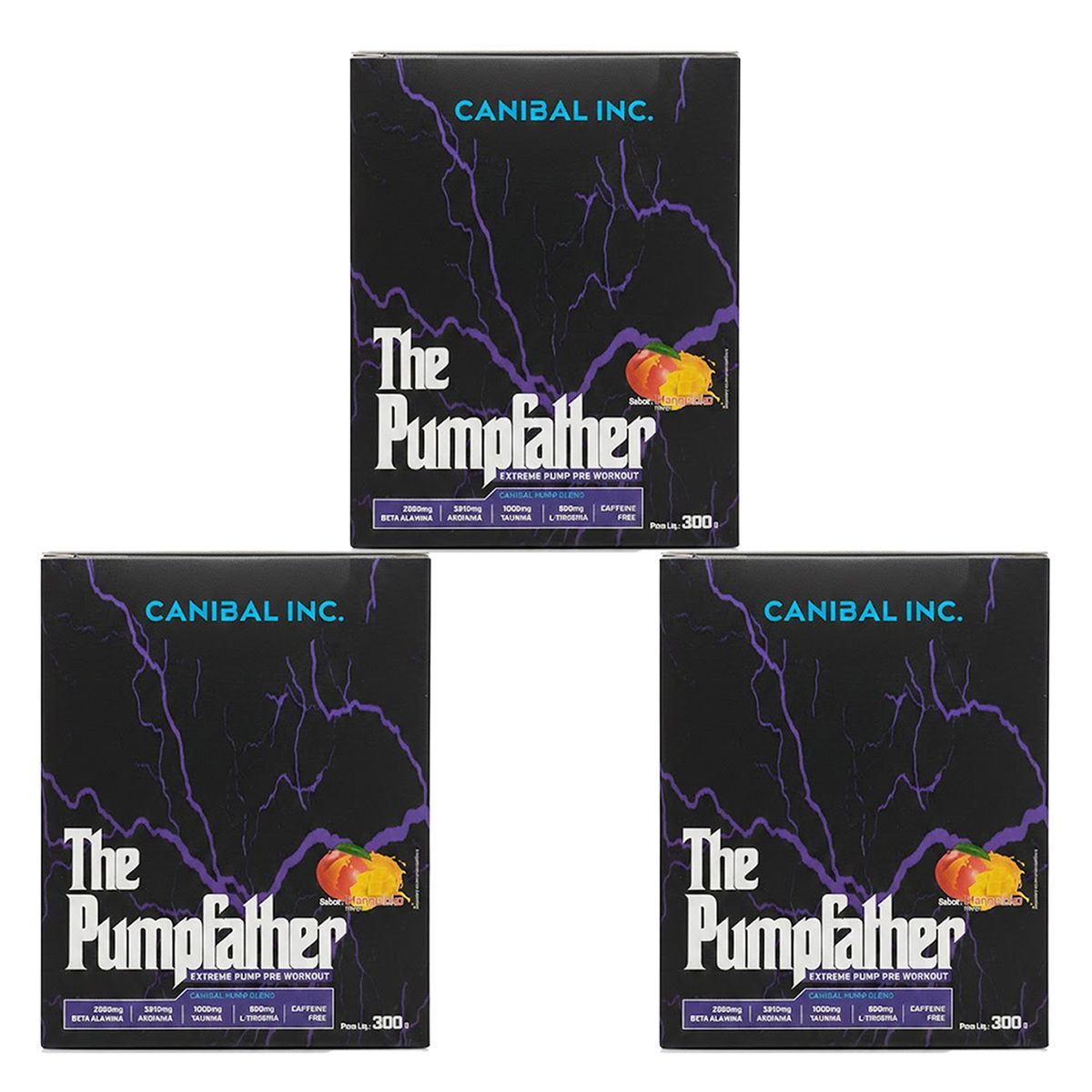 Kit 3X The Pumpfather - 30 Sach�s 10g Manga - Canibal