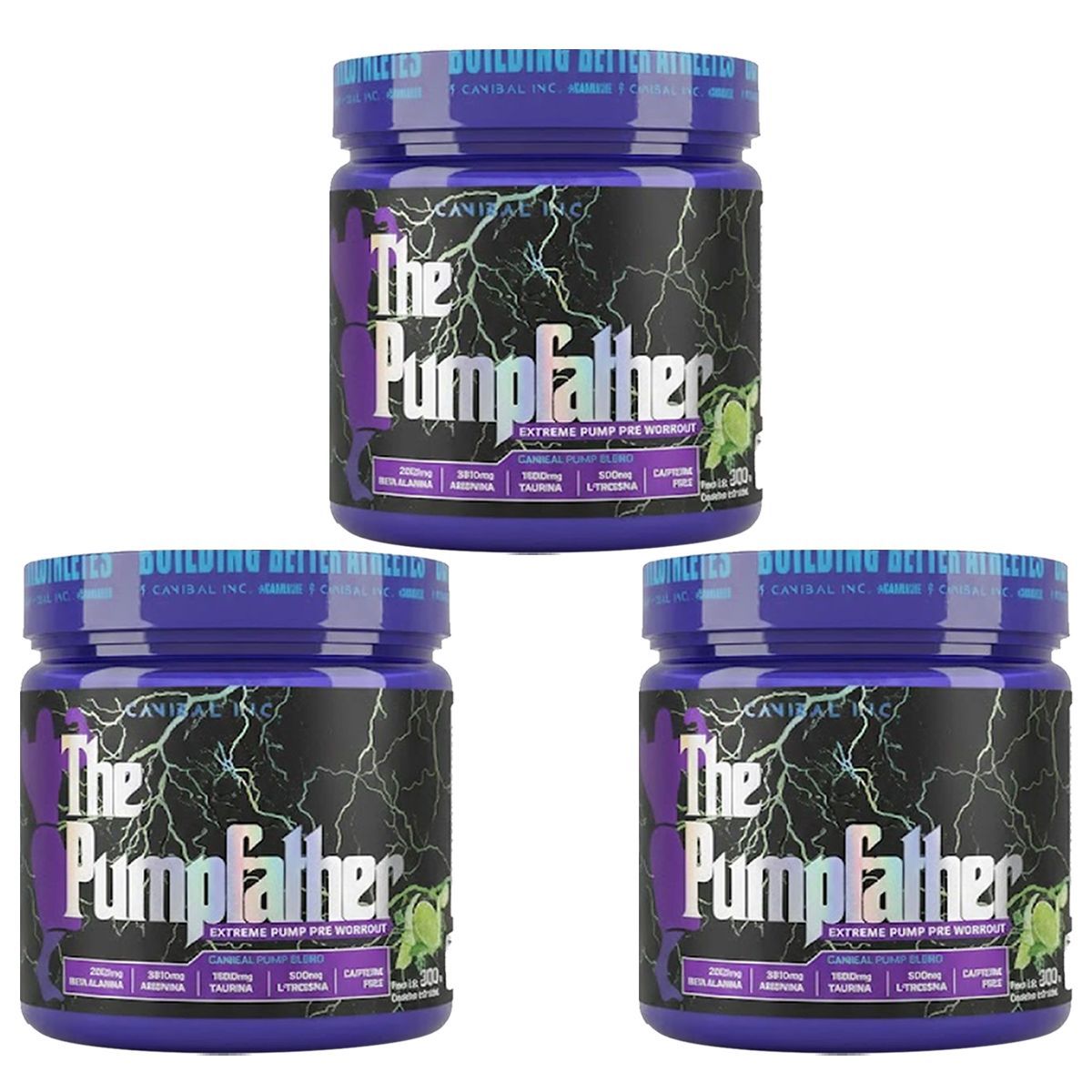 Kit 3X The Pumpfather - 300g Lim�o - Canibal
