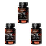 Kit 3X Thermogenic Bruto 3.0 - 60 C�psulas - Sudract Nutrition
