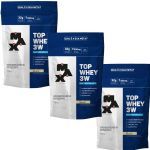 Kit 3X Top Whey 3W Mais Performance - 1800g Refil Baunilha - Max Titanium