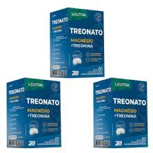 Kit 3X Treonato Magn�sio e Treonina - 60 Comprimidos - Lauton Nutrition