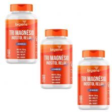 Kit 3X Tri Magn�sio Inositol - 120 C�psulas - Bigens