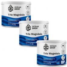 Kit 3X Trio Magnesio - 60 C�psulas - Ocean Drop