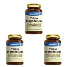 Kit 3X Triple Magnesium - 60 C�psulas - VitaminLife