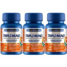 Kit 3X Triplo Imuno - 30 Comprimidos - Catarinense Nutri��o