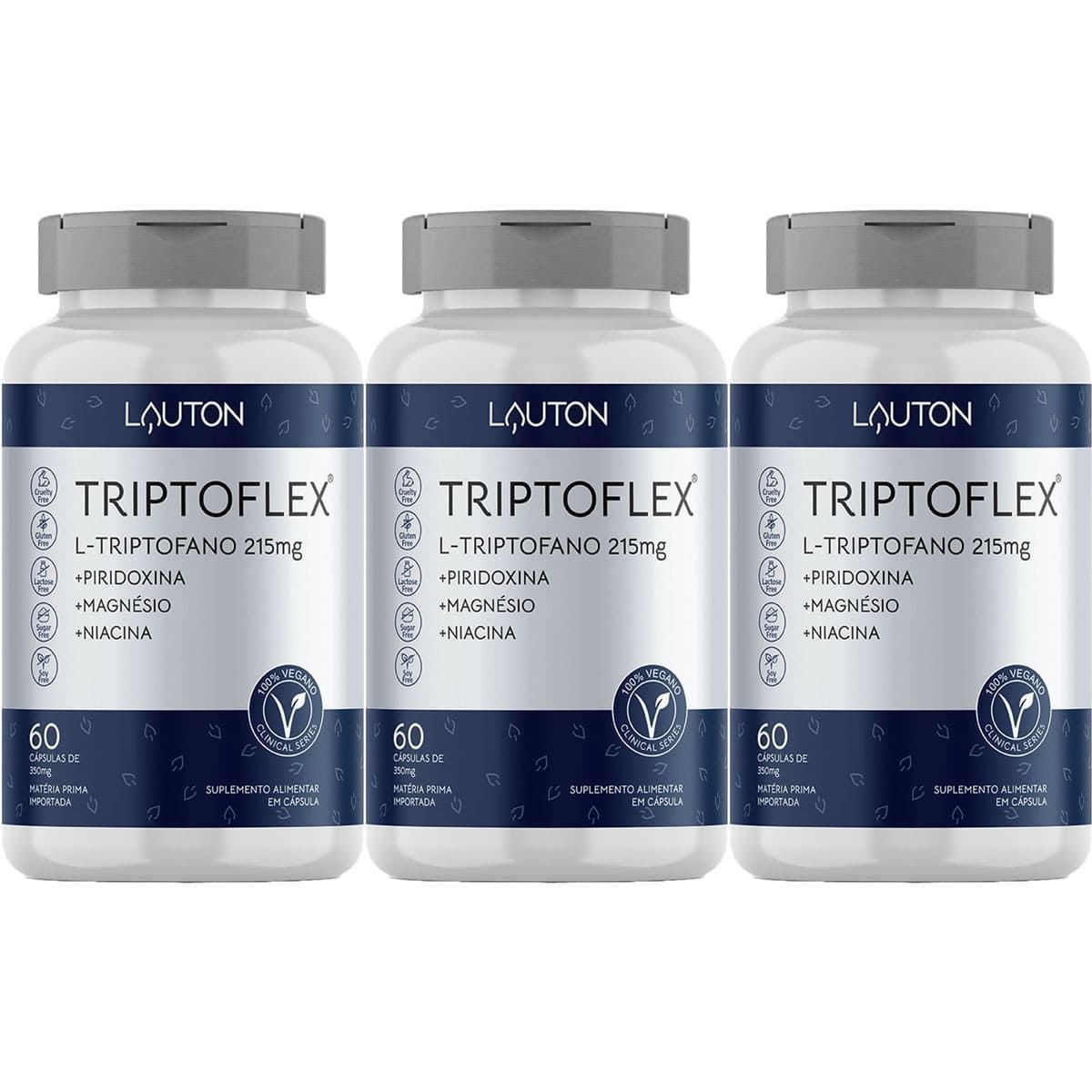 Kit 3X Triptoflex - 60 C�psulas - Lauton Nutrition