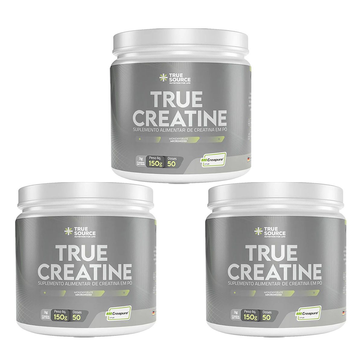 Kit 3X True Creatine - 150g - True Source