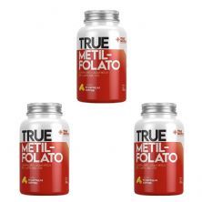 Kit 3X True Metilfolato - 90 C�psulas - True Source