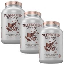 Kit 3X True Protein 100% Whey - 874g Milk Chocolate - True Source