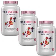 Kit 3X True Protein 100% Whey - 874g Red Berries - True Source
