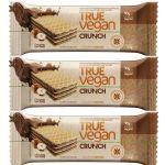 Kit 3X True Vegan Crunch - 1 Unidade 40g Chocolate Com Avel� - True Source