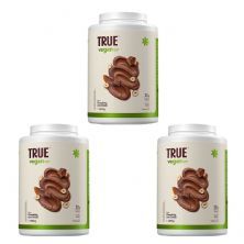 Kit 3X True Vegan Prote�na Vegetal - 1810g Chocolate com Avel� - True Source