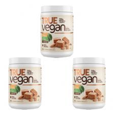 Kit 3X True Vegan Prote�na Vegetal - 418g Doce de Leite - True Source