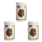 Kit 3X True Vegan Prote�na Vegetal - 837g Chocolate com Avel� - True Source