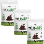 Kit 3X True Whey Concentrate - 900g Refil Chocolate 70% Cacau - True Source