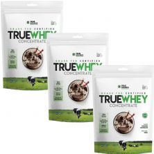 Kit 3X True Whey Concentrate - 900g  Refil Cookies Milkshake - True Source