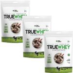 Kit 3X True Whey Concentrate - 900g  Refil Cookies Milkshake - True Source