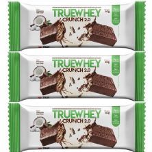 Kit 3X True Whey Crunch - 1 Unidade 40g Coco Com Chocolate - True Source