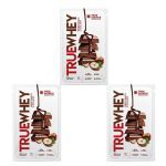 Kit 3X True Whey Hidrolisado e Isolado - 1 Sach�  32g Chocolate com Avel� - True Source