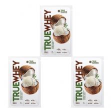 Kit 3X True Whey Hidrolisado e Isolado - 1 Sach� 32g Coconut Ice Cream - True Source
