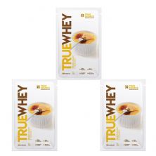 Kit 3X True Whey Hidrolisado e Isolado - 1 Sach� 32g Vanilla Cr�me Br�ll� - True Source