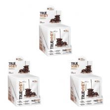 Kit 3X True Whey Hidrolisado e Isolado - 10 Sach�s 32g Dark Chocolate - True Source