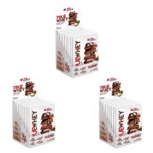 Kit 3X True Whey Hidrolisado e Isolado - 10 Sach�s de 32g Chocolate com Avel� - True Source