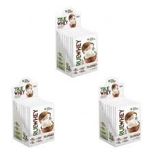 Kit 3X True Whey Hidrolisado e Isolado - 10 sach�s de 32g Coconut Ice Cream - True Source