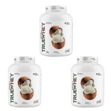 Kit 3X True Whey Protein Hidrolisado e Isolado - 1810g Coconut Ice Cream - True Source