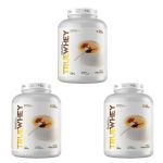 Kit 3X True Whey Protein Hidrolisado e Isolado - 1810g Vanilla Cr�me Br�ll� - True Source