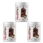 Kit 3X True Whey Protein Hidrolisado e Isolado - 418g Chocolate Com Avel� - True Source