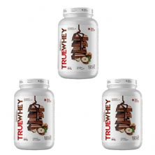 Kit 3X True Whey Protein Hidrolisado e Isolado - 837g Chocolate Com Avel� - True Source