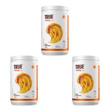 Kit 3X True Whey Protein Hidrolisado e Isolado - 837g Vanilla Cr�me Br�ll� - True Source