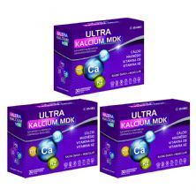 Kit 3X Ultra Kalcium Mdk Ultra Concentrado - 30 Comprimidos - IDN Labs