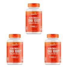 Kit 3X Ultra Omega 3 Dha 1000 - 60 C�psulas - Bigens