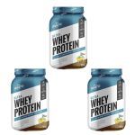 Kit 3X Ultra Whey Protein - 907g Banana com Canela - Shark Pro