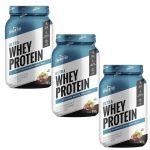Kit 3X Ultra Whey Protein - 907g Chocolate com Avel� - Shark Pro