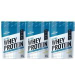Kit 3X Ultra Whey Protein - 907g Refil Chocolate Branco  - Shark Pro Nutrition