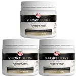 Kit 3X V - Fort Ultra  Pr� Treino -  240g Lim�o - Vitafor