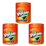 Kit 3X V9-Pump Pre Workout - 300g Laranja  - Shark Pro