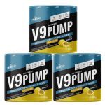 Kit 3X V9-Pump Pre Workout - 300g Maracuj� - Shark Pro