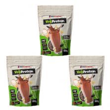 Kit 3X Veg Protein - 900g Chocolate - NewNutrition