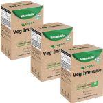 Kit 3X Vegan Veg Immune Vit + Zinco - 60 C�psulas - VitaminLife