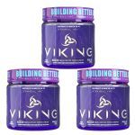 Kit 3X Viking Pre Workout - 300g Abacaxi com Coco - Canibal